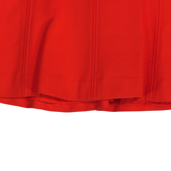 Ann Taylor Loft Mini Skirt Womens Size 0 Orange Lined A Line Stretch High Rise - Picture 3 of 9